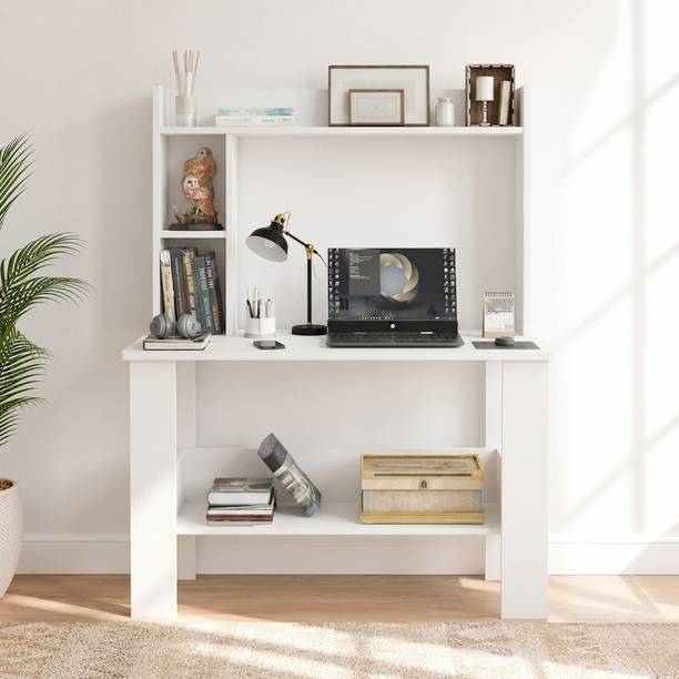 Flipkart Perfect Homes Study Table with Storage Cabinet | Modern Office Desk | Computer Work Table Engineered Wood Study Table