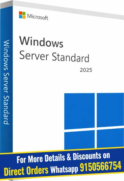 Oemcdkeys Microsoft Windows Server 2025 Standard 64Bit 16 Core Key Lifetime validity