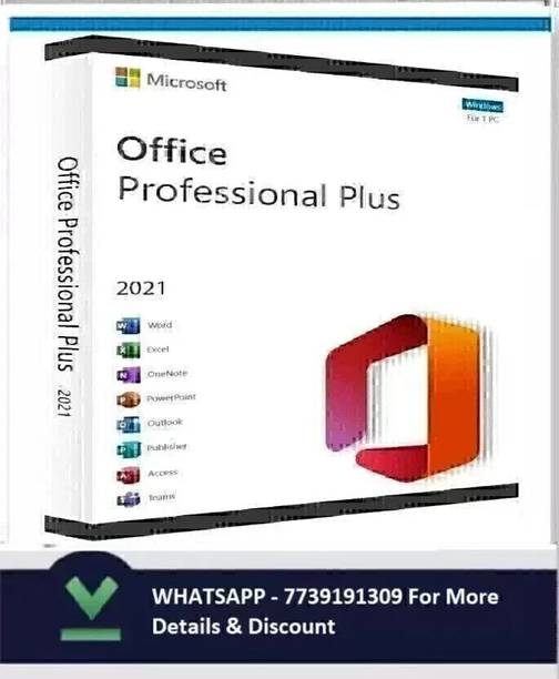 MICROSOFT Office Professional Plus 2021 for Lifetime - 1 User/PC (New Edition)