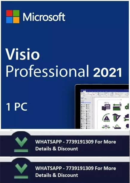 MICROSOFT Visio Professional 2021 Windows (1 User, Lifetime Validity)