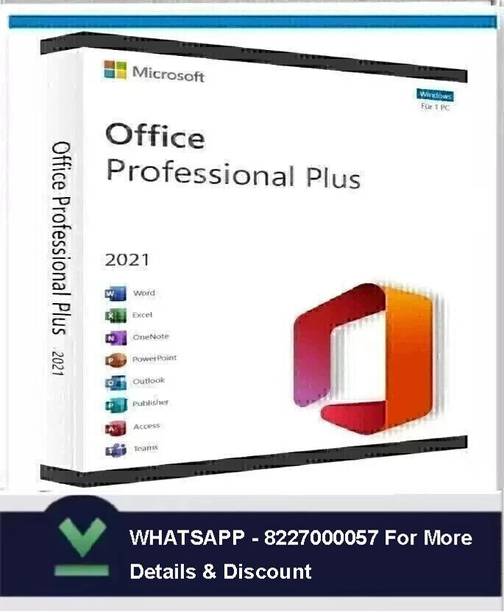 MICROSOFT Office Professional Plus 2021 for Lifetime - 1 User/PC (New Edition)