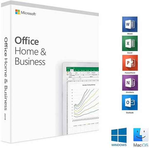 MICROSOFT Office Home & Business 2019 (Lifetime Validity) Activation Key Card_A13