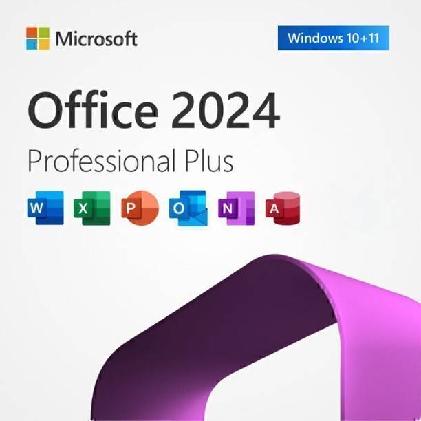 MICROSOFT Office Professional Plus 2024,One-time purchase for 1 PC,Lifetime valid License