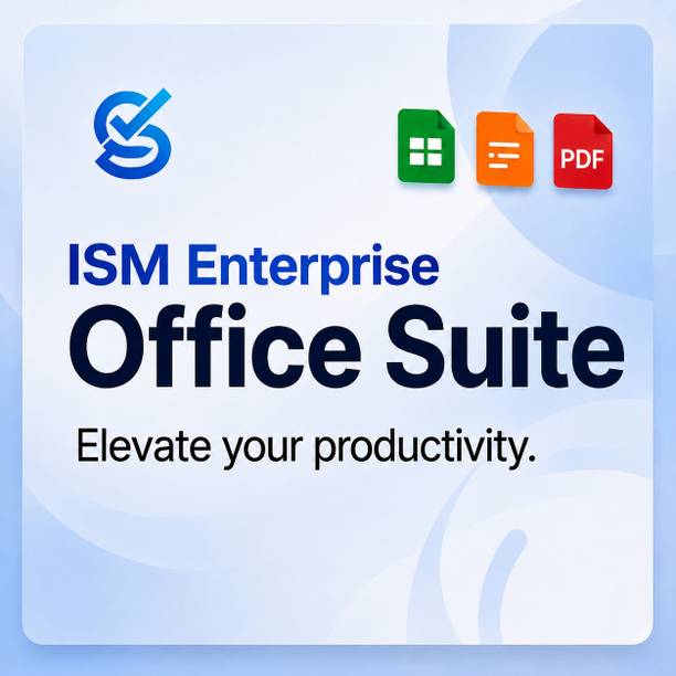 ISM ENTERPRISE OFFICESUITE 2024 | Lifetime License for 1 PC | Instant Email Delivery