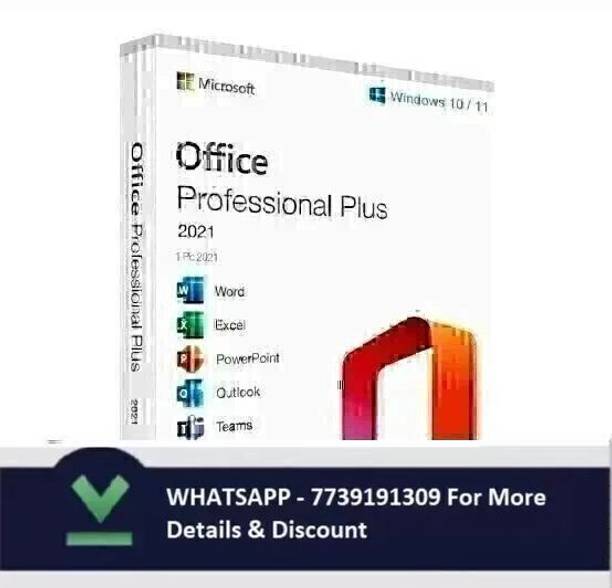 MICROSOFT Office Professional Plus 2021 (1 User/PC, Lifetime Validity) for Windows