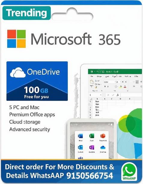 Oemcdkeys Office 365 Plus For 5 Users/PC/MAC (1 Year)