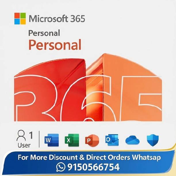 Oemcdkeys Microsoft 365 Personal -1 TB cloud - Apps with AI - 12-Month Subscription