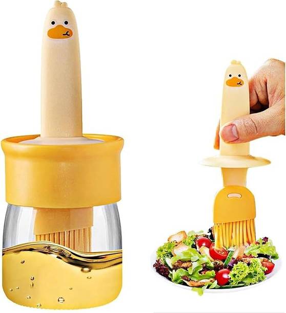 KITCHWIN SMILY OIL BRUSH BOTTLE Silicone Round Pastry Brush