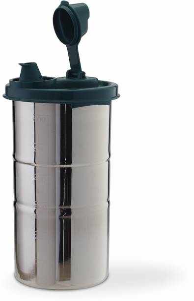 Signoraware 650 ml Stainless Steel Cooking Oil Cap Bottle for Kitchen Accessory Ghee Container Cooking Oil Dispenser