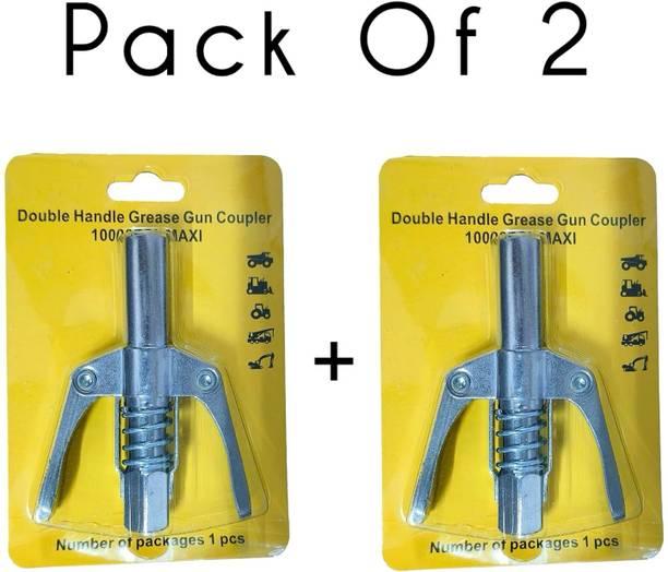 Tarun 2 Pcs - Double handle Grease Gun Coupler | 10000 PSI Electro Mechanical Sprayer