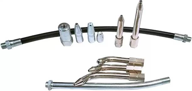 MANDC Multi Purpose Use Grease Gun Nozzle Set 11 Pieces Grease Gun Accessory Manual Pump