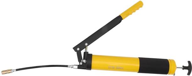 Flemigo Heavy Duty Manual Grease Gun Kit with Flexible Hose & Metal Extension Pipe Manual Pump