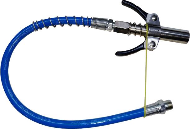 GoodsBazaar Grease Gun Coupler With Multipurpose Universal Grease Gun Pipe Hose 12INch Manual Pump