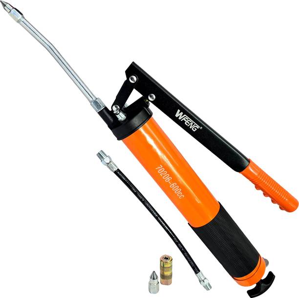 Digital Craft Heavy Duty Grease Gun 600cc 10000 PSI with Extension Nozzle Manual Pump