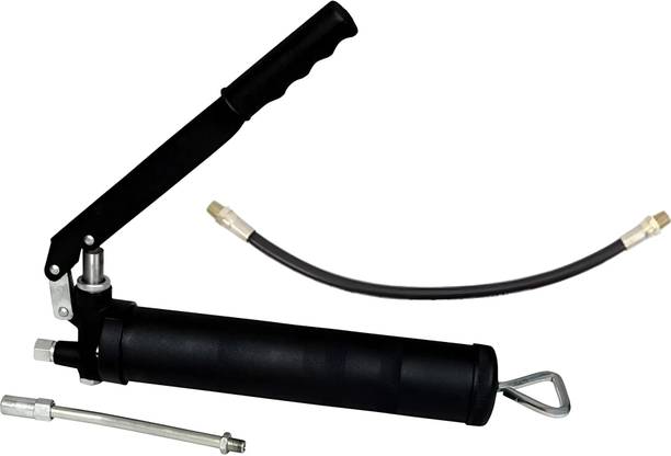 EKRASH Lever type steel grease gun with coupler Flexible Pipe 10OZ Manual Pump