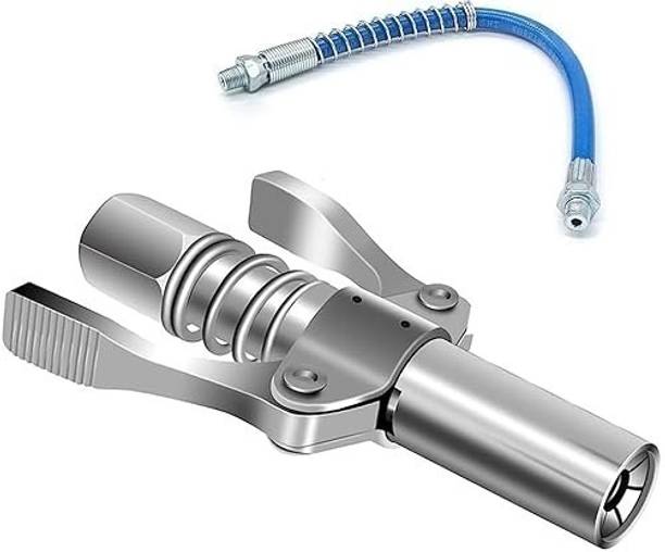 EKRASH 12000 PSI Quick Release Metal Grease Gun Coupler Electro Mechanical Sprayer