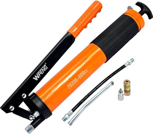 Digital Craft 600cc Manual Grease Gun 10000 PSI with Extension for Lubrication Tool Manual Pump