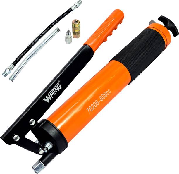 Digital Craft Aluminium Grease Gun 600cc 10000 PSI with Extension Pipe Tool Manual Pump