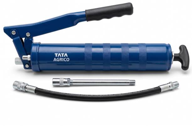 TATA AGRICO Grease Gun Lever Type Rigid Extension & Flexible Hose Manual Pump
