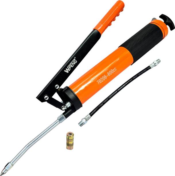 Digital Craft High Pressure 600cc Grease Gun 10000 PSI with Plunger & Extension Manual Pump