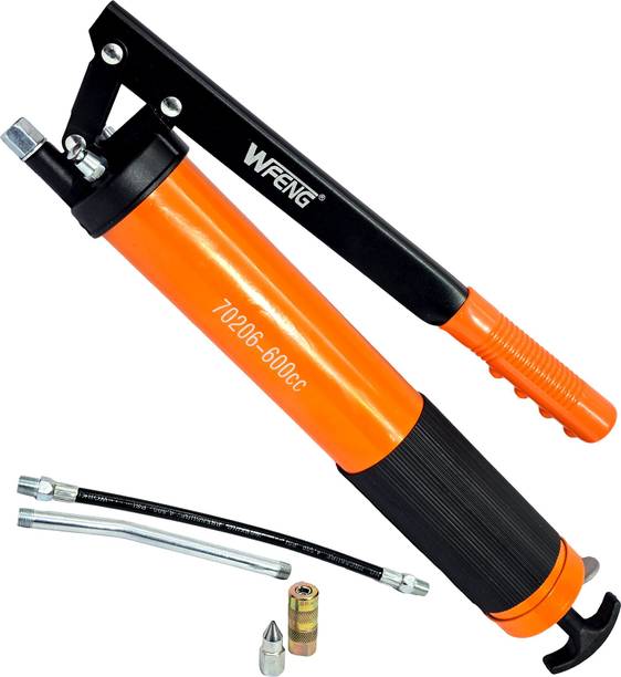 Digital Craft Manual 600cc Grease Gun 10000 PSI Heavy Duty Lubrication Tool Manual Pump