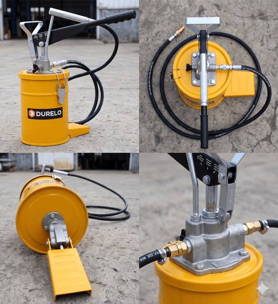 DURELO GBP-3 Grease Gun Bucket 3kg Manual Pump