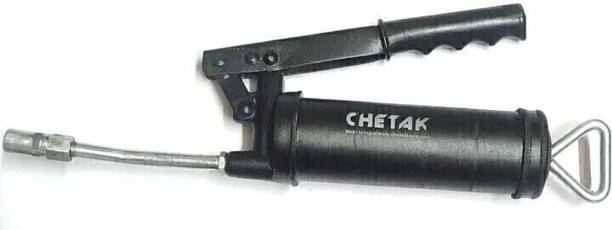 Chetak Lever type Steel Grease Gun (500 Gram) with Coupler and Extension Manual Pump