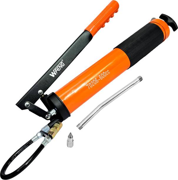 Digital Craft 600cc Grease Gun 10000 PSI Bulk Load with Extension for Workshop Use Manual Pump
