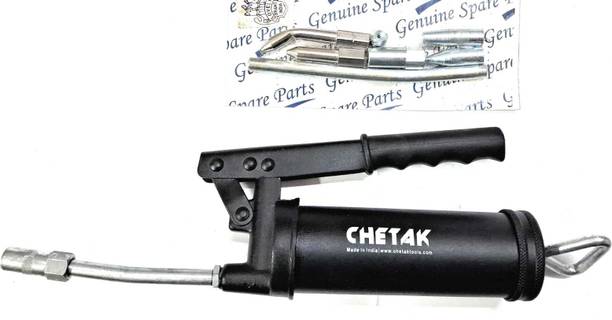 Lovely Grease gun 8 Oz lever type with 7 pcs of coupling set ( Make : Chetak ) Manual Sprayer
