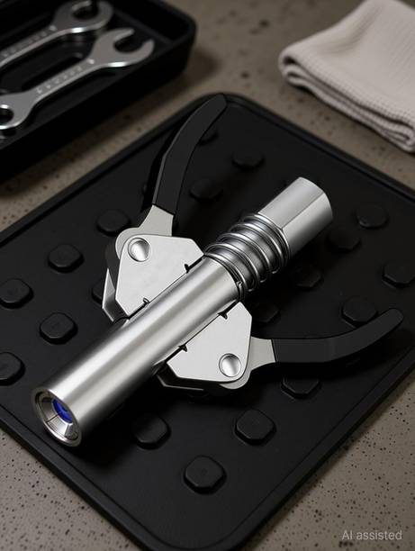 High Q QUICK RELEASE DOUBLE HANDLE GREASE COUPLER/10000PSI & 1/8"NPT GREASE GUN FITTING Manual Sprayer