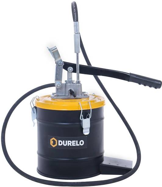 DURELO GBP-600 Grease Gun Bucket Pump 6kg | High Pressure Grease Pump Manual Pump