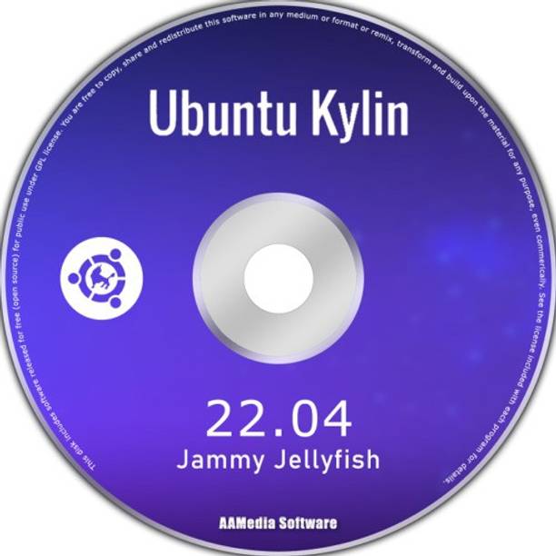 TekyMeky Ubuntu Kylin 22.04 LTS 64bit Live Bootable DVD Rom Linux Operating System LATEST 64
