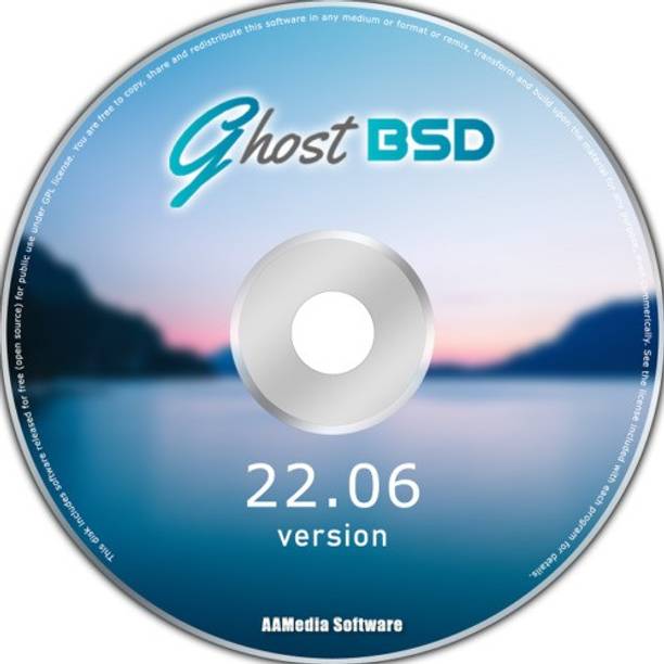 TekyMeky GhostBSD 22.06 Desktop 64bit Live Bootable DVD Rom Linux Operating System LATEST 64
