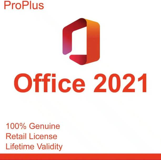 MICROSOFT Office Suit 2021 Lifetime License ( 32/64) Bit Both Support Single 1 User