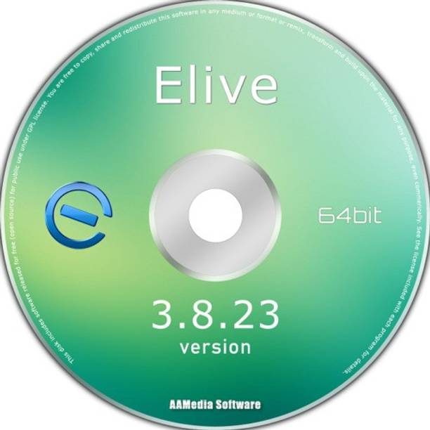 TekyMeky Elive 3.8.23 64bit Live Bootable DVD Rom Linux Operating System LATEST 64