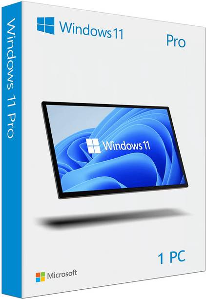 MICROSOFT Windows 11 Professional Retail 32/64 Bit (1 User/PC, Lifetime Validity)