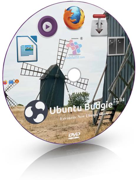 wishfulfil Ubuntu Budgie 22.04 Disc 22.04 Budgie Live Bootable Installation 64 Bits