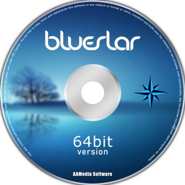 TekyMeky Bluestar Linux Latest Version 64bit Live Bootable DVD Rom Linux Operating System LATEST 64