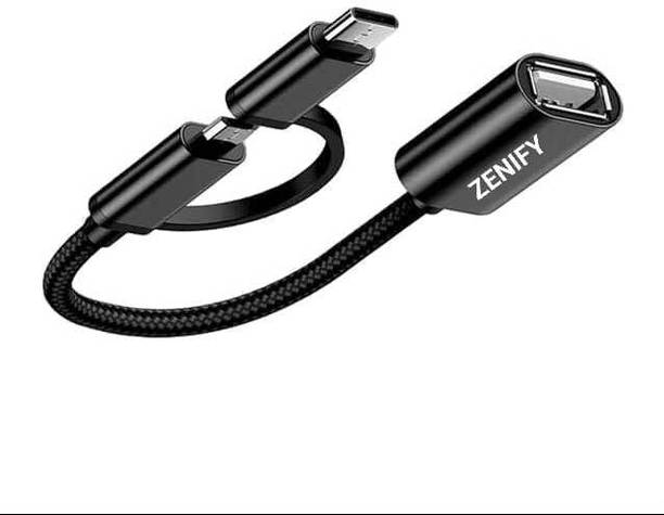 ZENIFY USB, Micro USB, USB Type C OTG Adapter