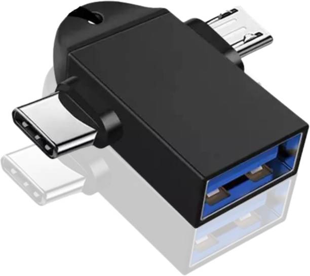 Lonaar USB Type C, Micro USB OTG Adapter