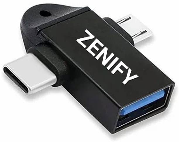ZENIFY Micro USB, USB Type C OTG Adapter