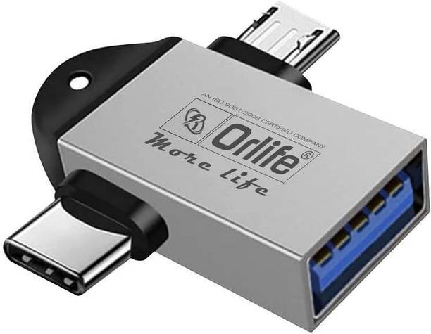 orlife USB, USB Type C, Micro USB OTG Adapter