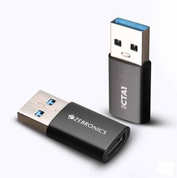 ZEBRONICS Micro USB, USB Type C OTG Adapter