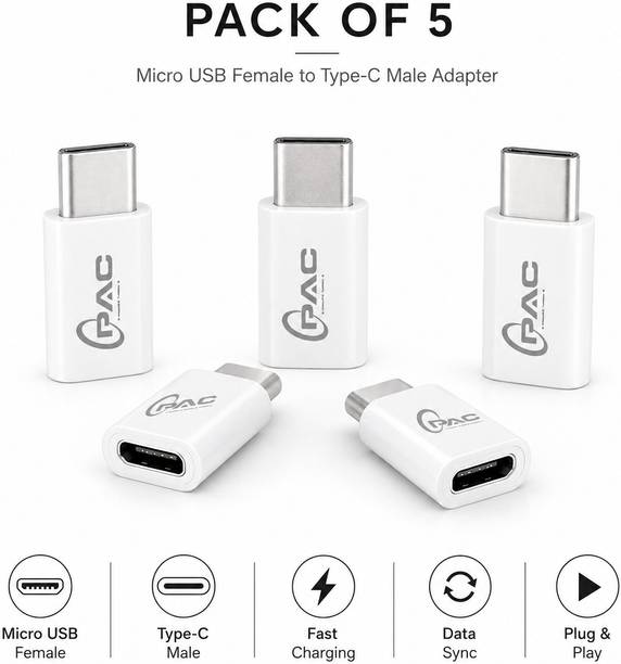 PAC Micro USB, USB Type C OTG Adapter