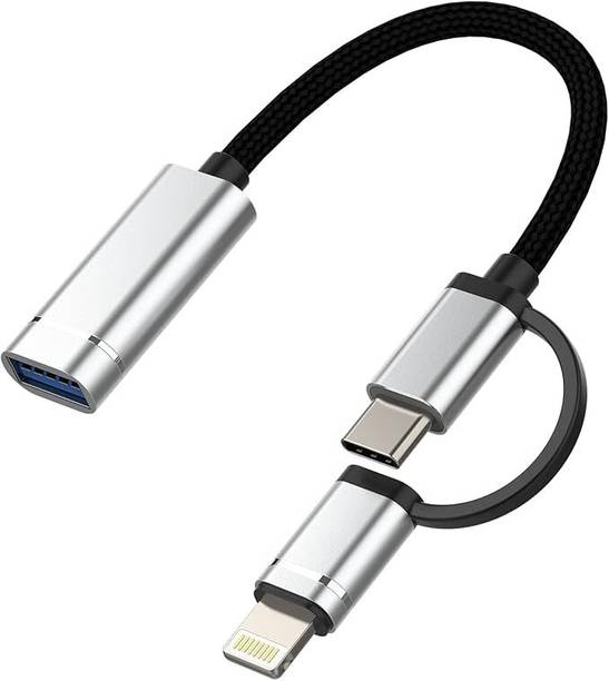 WEFLY Lightning, USB Type C OTG Adapter