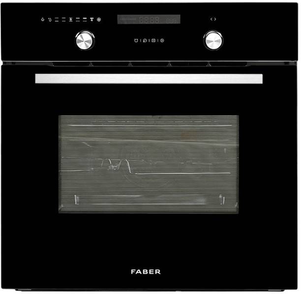 FABER 82-Litre Child Lock Oven Toaster Grill OTG Built-in oven with 10 Function & Rotisserie Touch Control FBIO 82L 10F BK, Black