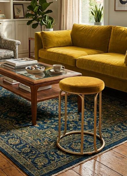 The Merchant Store The Merchant Store Side Stool,living room stool, dressing table stool, Metal Bar Stool
