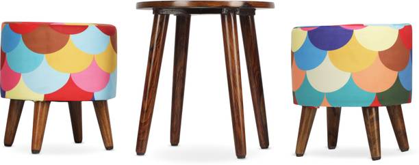 Globally Indian Solid Wood Standard Ottoman