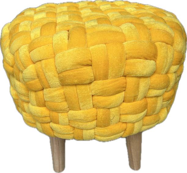 subhani Solid Wood Standard Ottoman