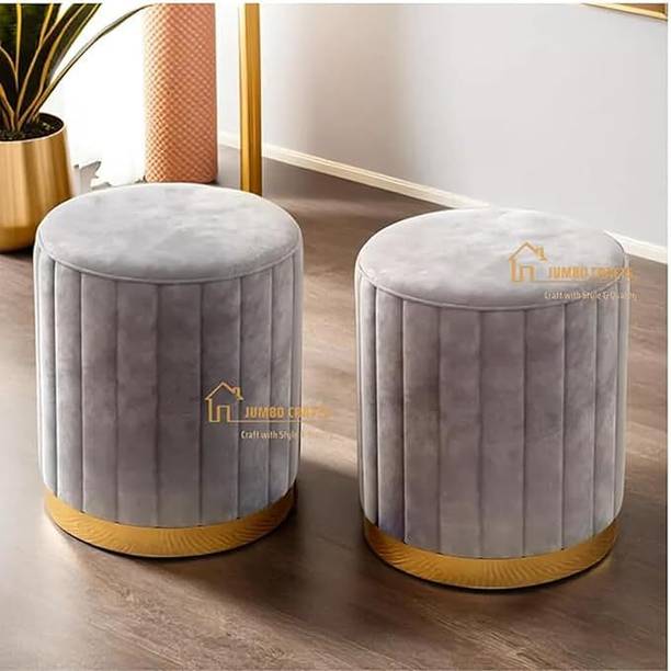 DECORO CRAFTS Fabric Standard Ottoman